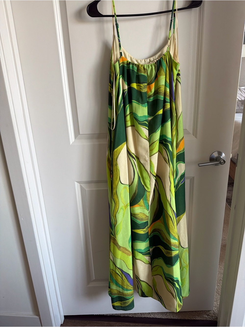 Sam Edelman Green Multi-Print Maxi Dress - Picture 7 of 8